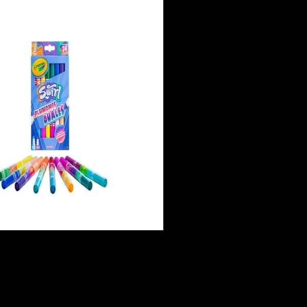 MARCADOR AGUA EST.C8 LAVABLE DUAL SWIRL CRAY 588308 C24